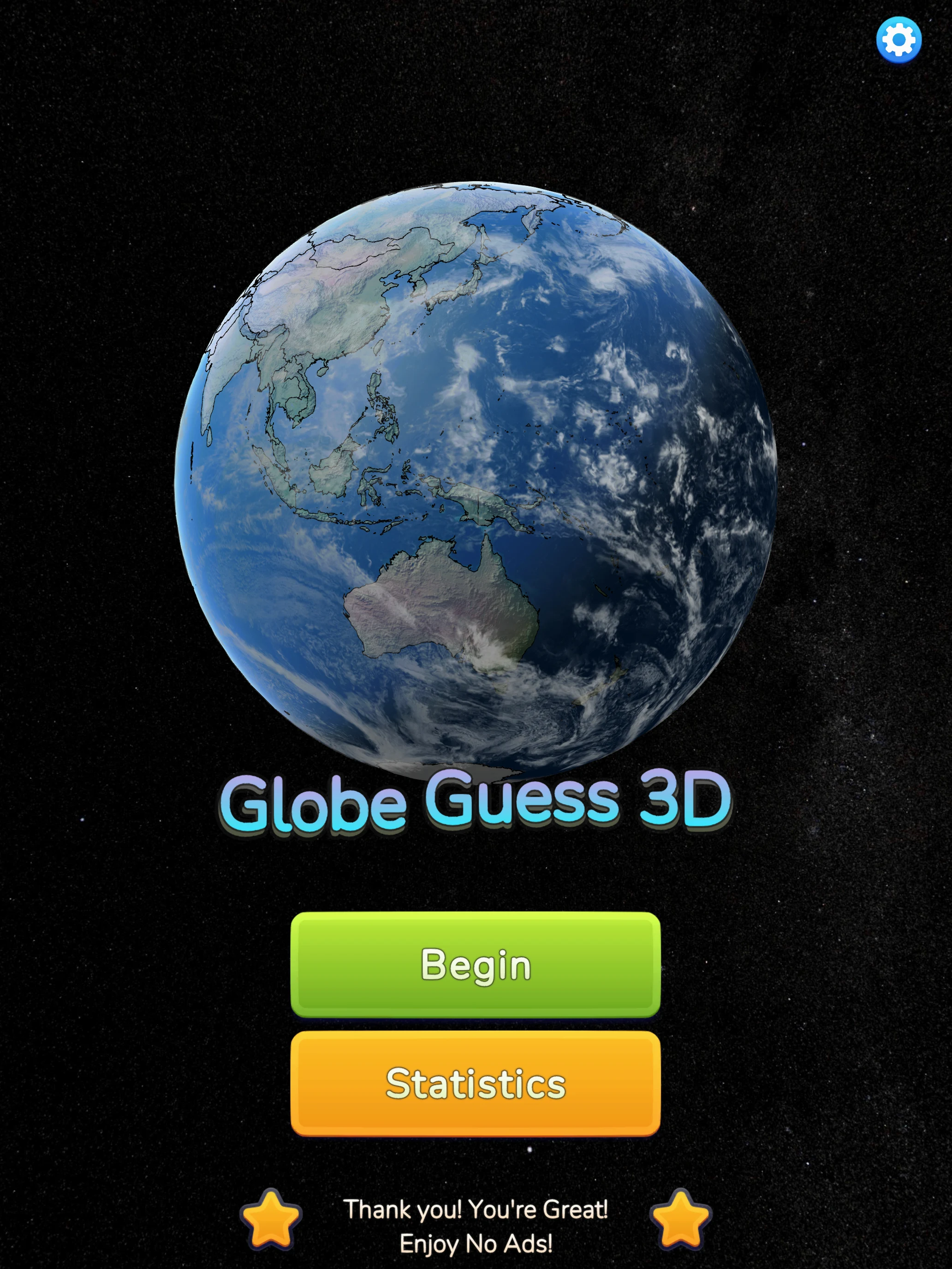 Globe Guess 3D screenshot